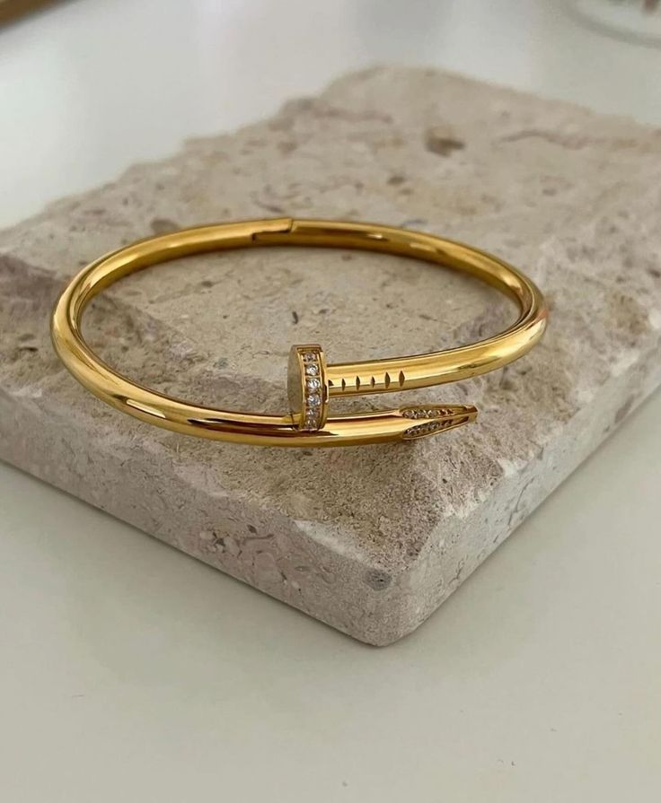 Nail Bangle Bracelet