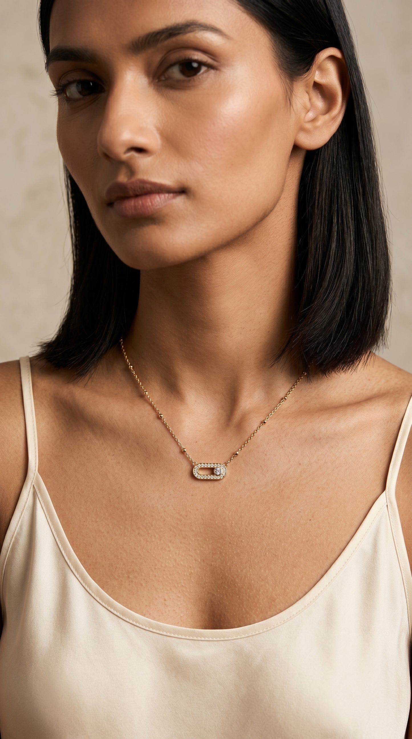The Sparkling Elegance Stone Necklace