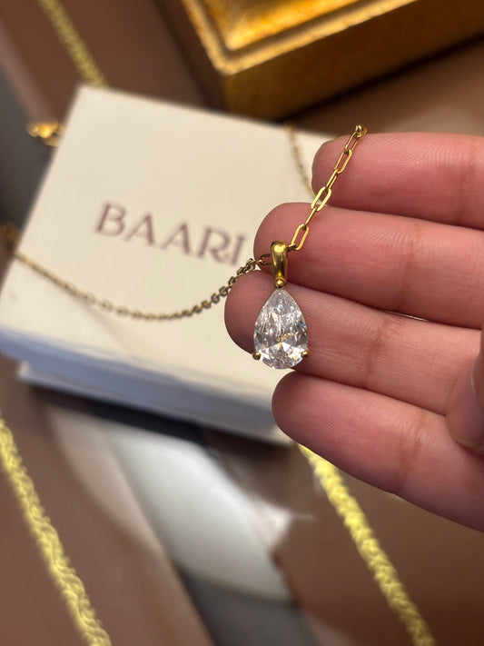 Dewdrop Solitaire Necklace