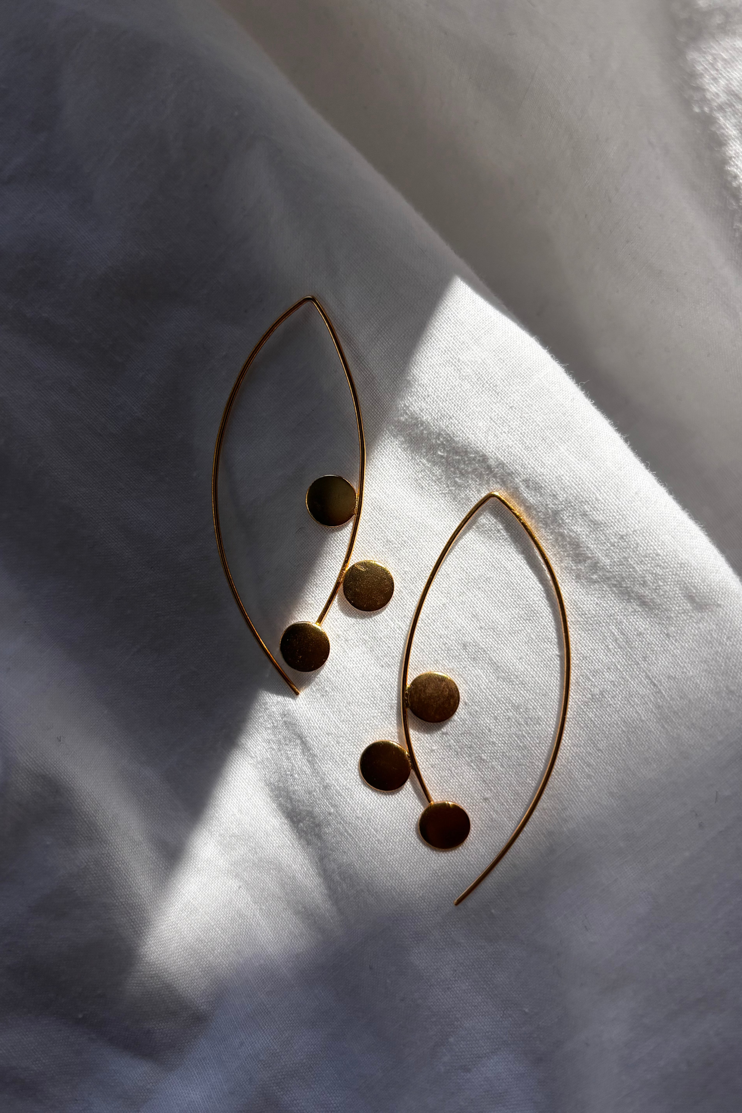 Golden Halo minimal earrings