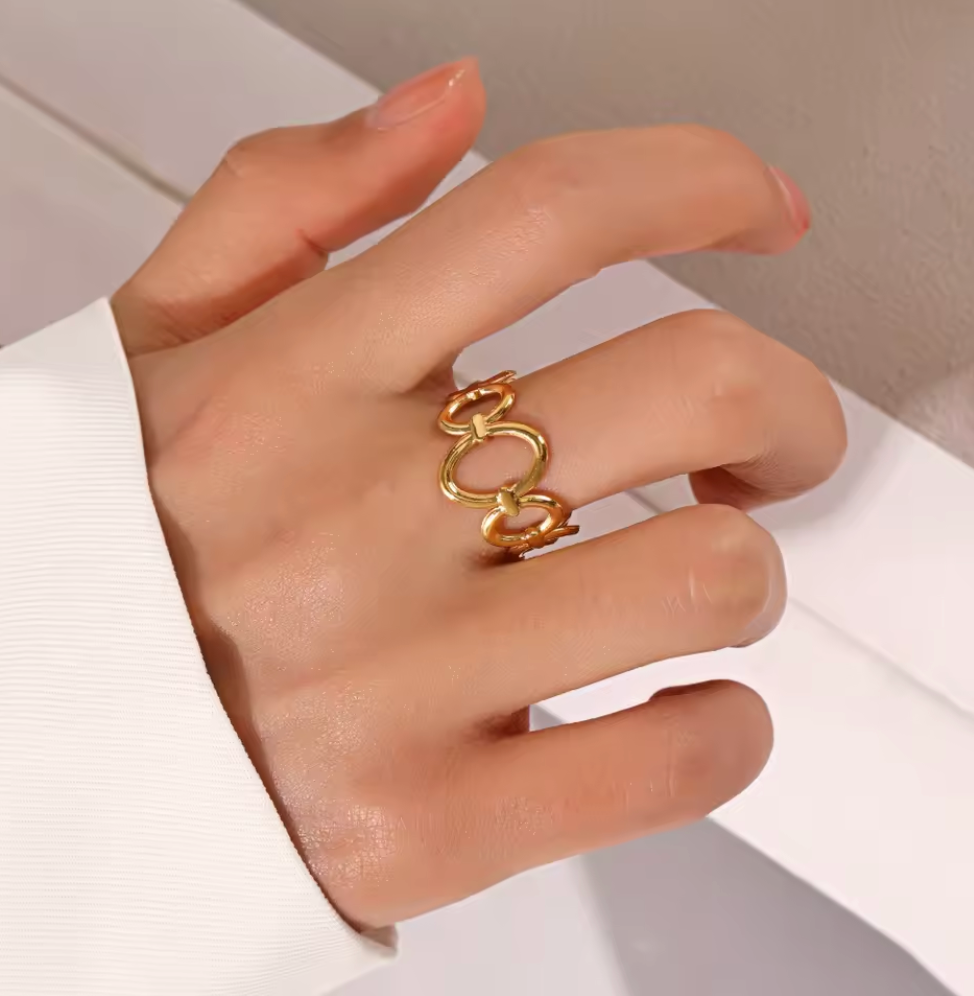 Rani adjustable shopbaari ring baari jwelelry gold plated waterproof baari ring