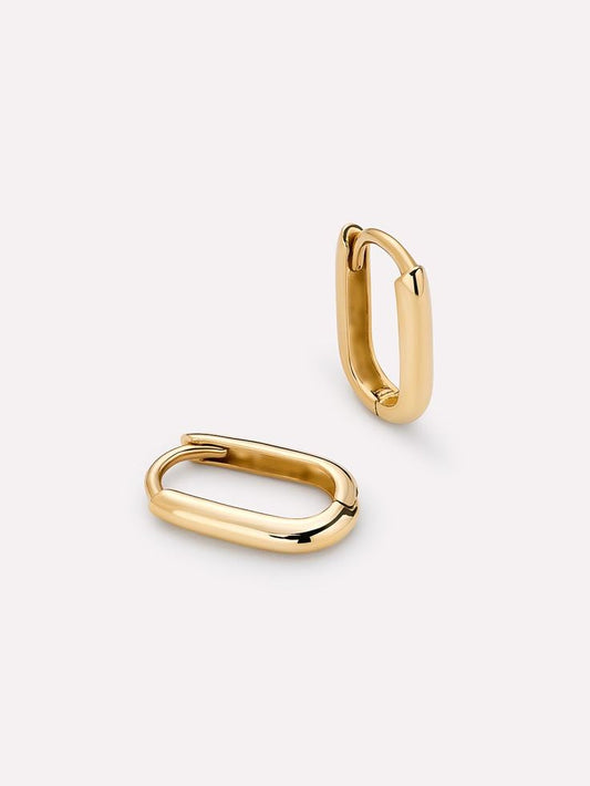 Amara Oval Hoops