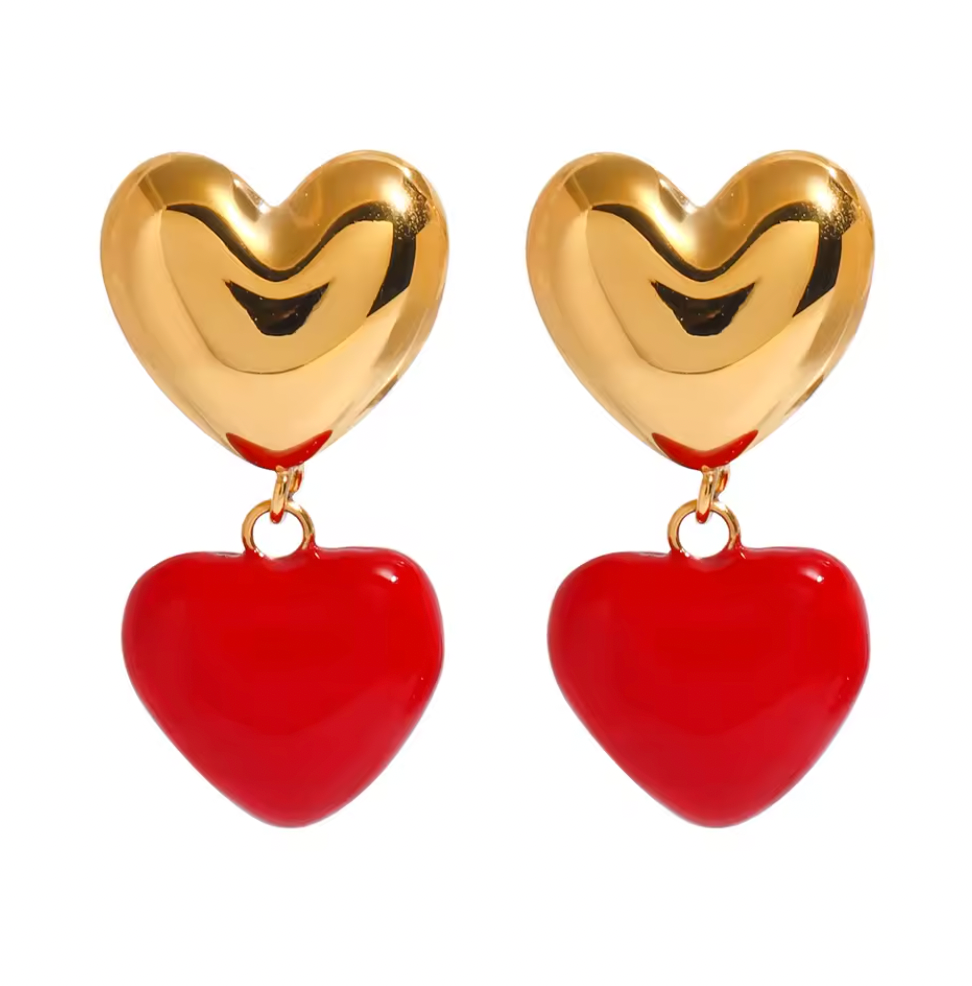 simar-earrings by shopbaari or baari jwellery anti tarnish and waterproof everyday wear