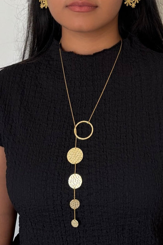 Bold and versatile necklace that can be styled multiple ways, baari's signature necklace baari jwellery