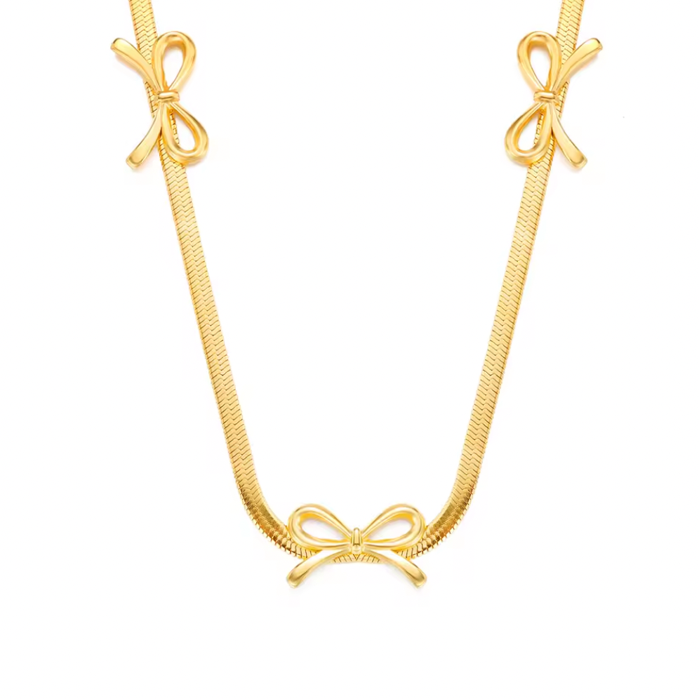 baari jwellery knot necklace anti tarnish and water resistant
