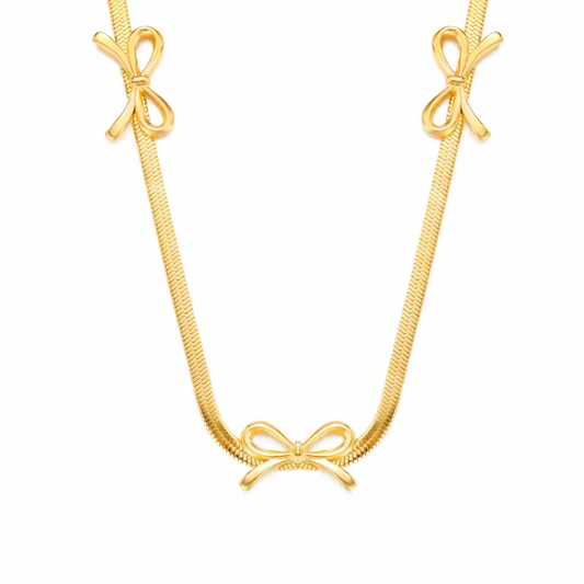 baari jwellery knot necklace anti tarnish and water resistant