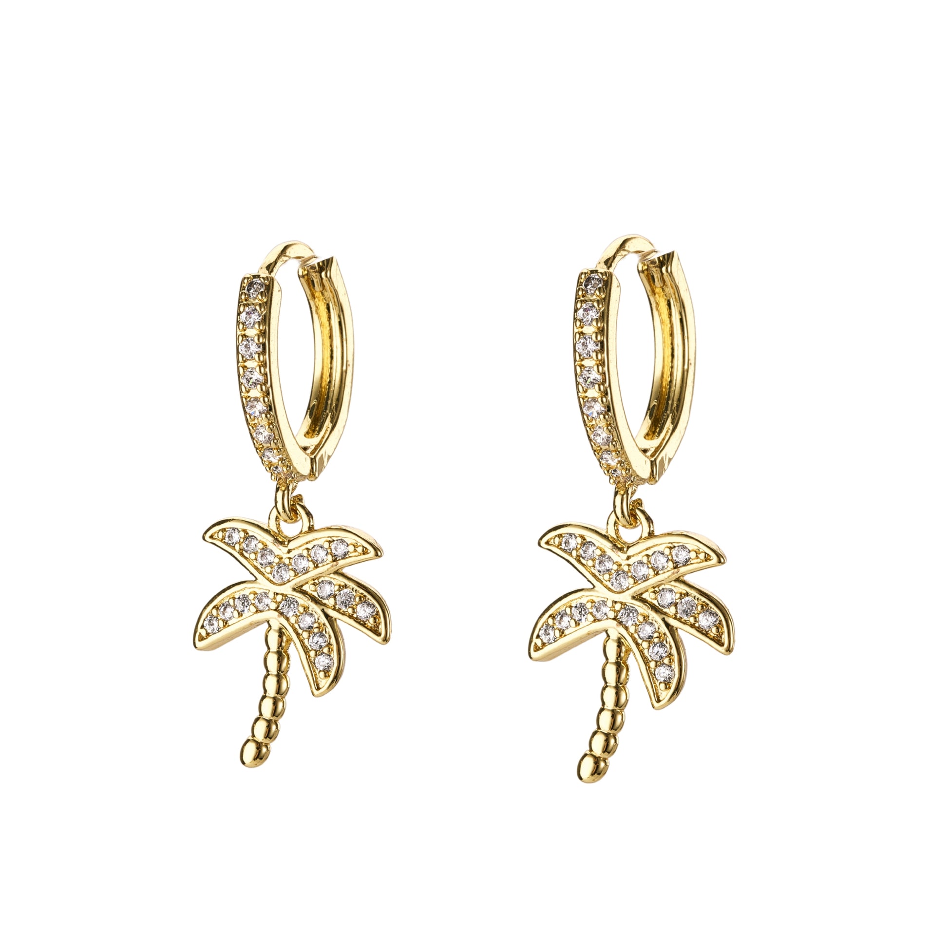 shop baari jwellery palm earrings golden hoops 