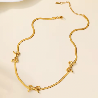 knot necklace baari jwellery anti tarnish gold plated shopbaari
