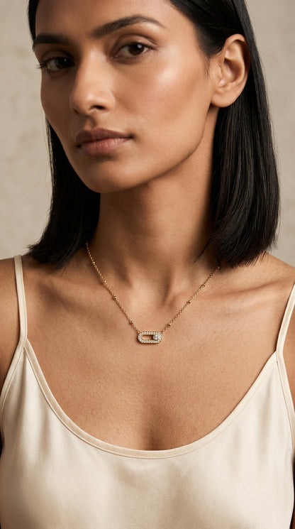 The Sparkling Elegance Stone Necklace