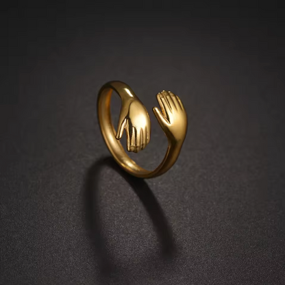 Hug ring baari jwellery anti tarnish palmonas 