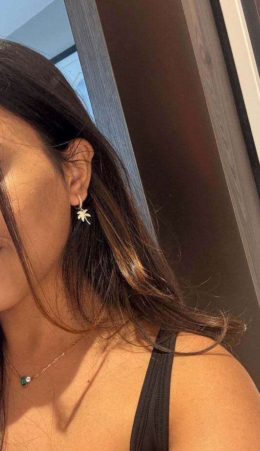 Palm Drop Earrings