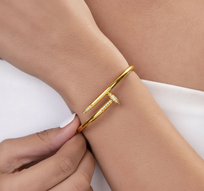 Nail Bangle Bracelet