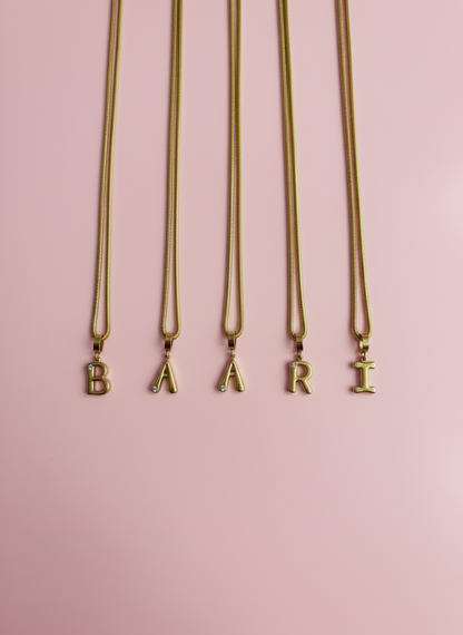 Personalised Initial Necklace Gift Box