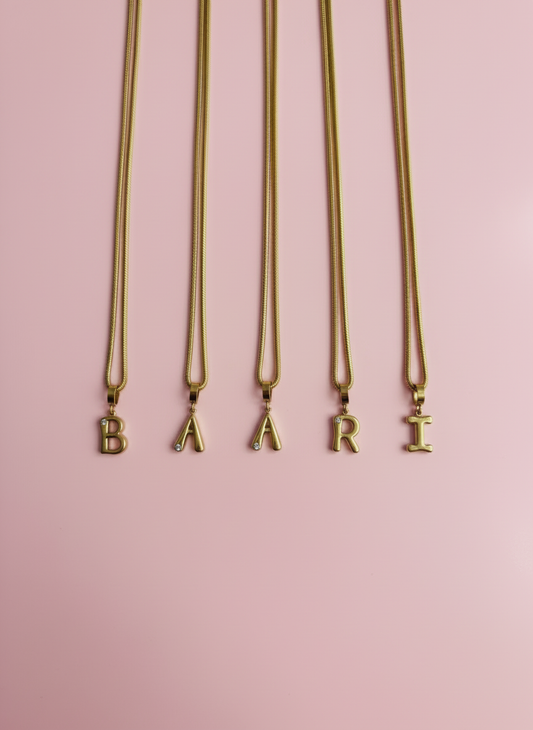 Personalised Initial Necklace Gift Box