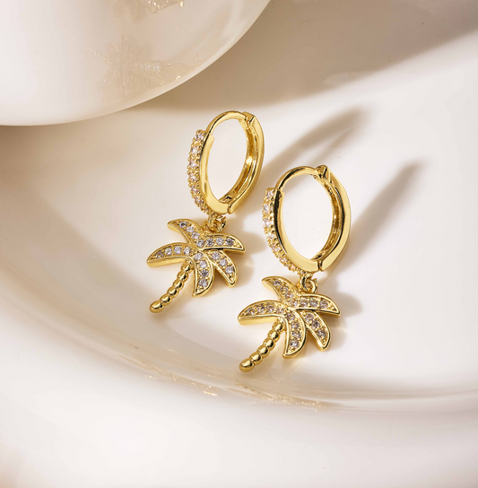 Palm Drop Earrings