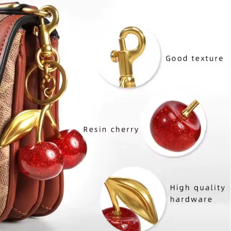 Cherry Bag Charm