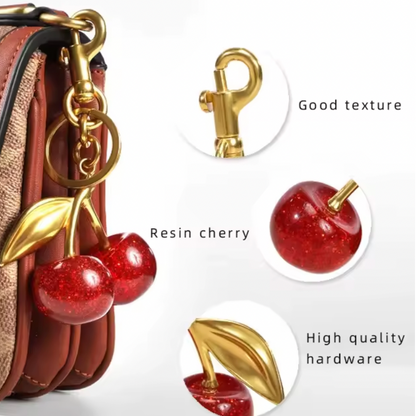 Cherry Bag Charm