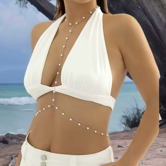 Moonlace Pearl Body Chain