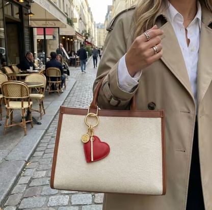 Classic Heart Bag Charm