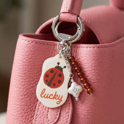 Lady Bug Lucky Bag Charm
