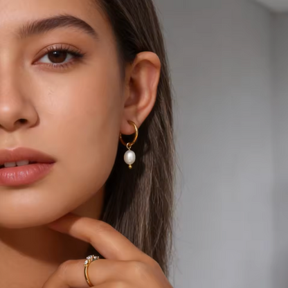 Pearl 2 in 1 Earrings
