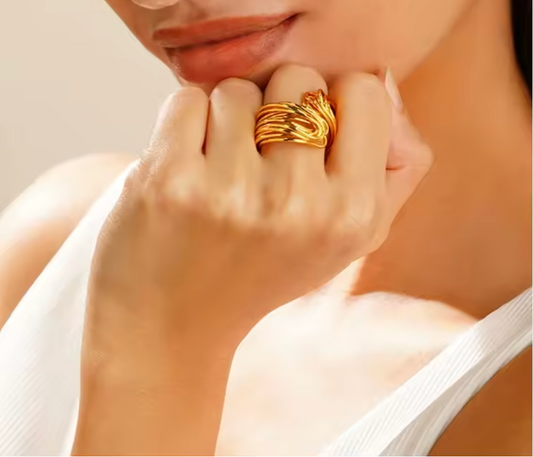 Vintage Statement Adjustable Ring
