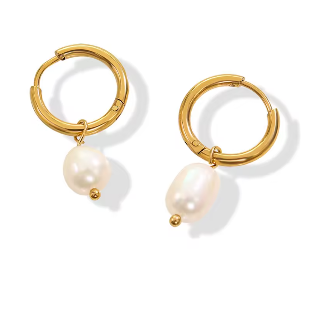 Pearl 2 in 1 Earrings