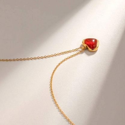 Red Heart Necklace