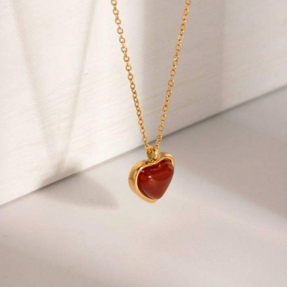 Red Heart Necklace