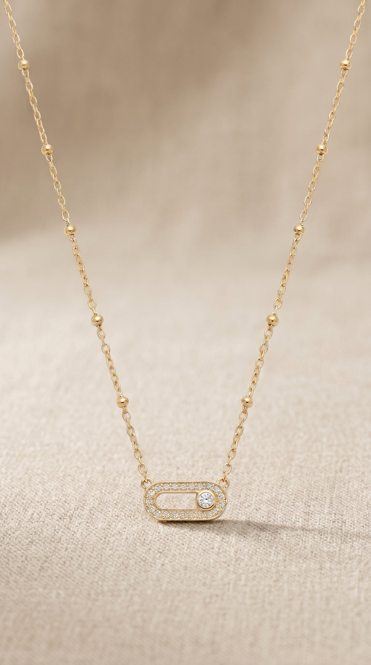 The Sparkling Elegance Stone Necklace