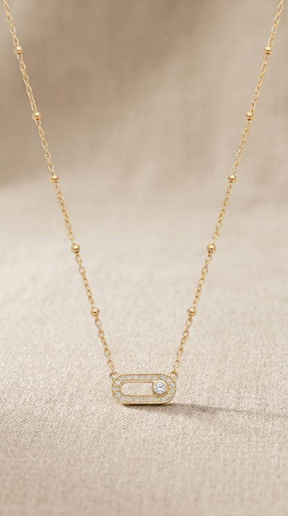 The Sparkling Elegance Stone Necklace