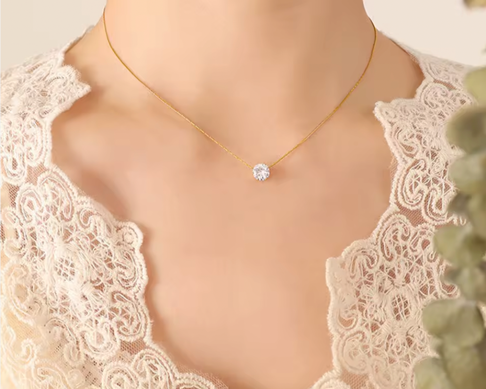 delicate solitaire baari jwellery 