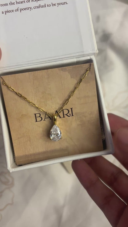 Dewdrop Solitaire Necklace